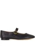 Sam Edelman Michaela buckle-strap square-toe flats - Black