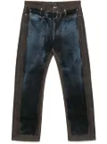 Y/Project trompe l'oeil-print jeans - Blue