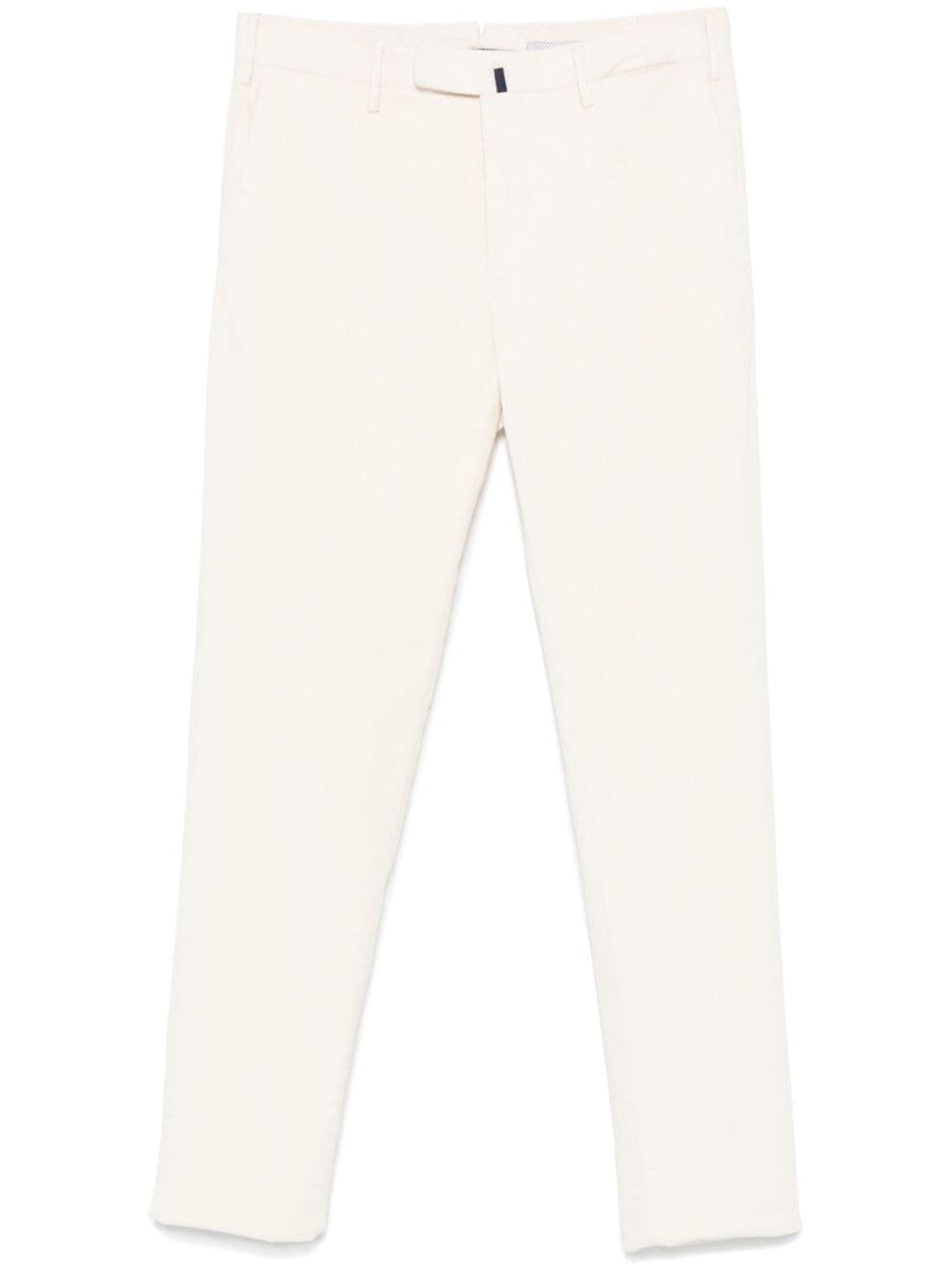 Incotex Ribfluwelen broek Beige