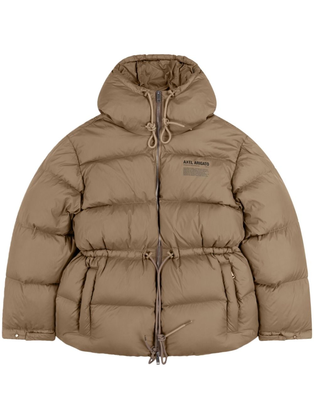 Axel Arigato Rhode Puffer Jacket In Brown