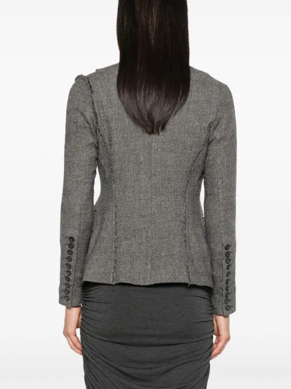 Marc Le Bihan チェック ジャケット | グレー | FARFETCH JP