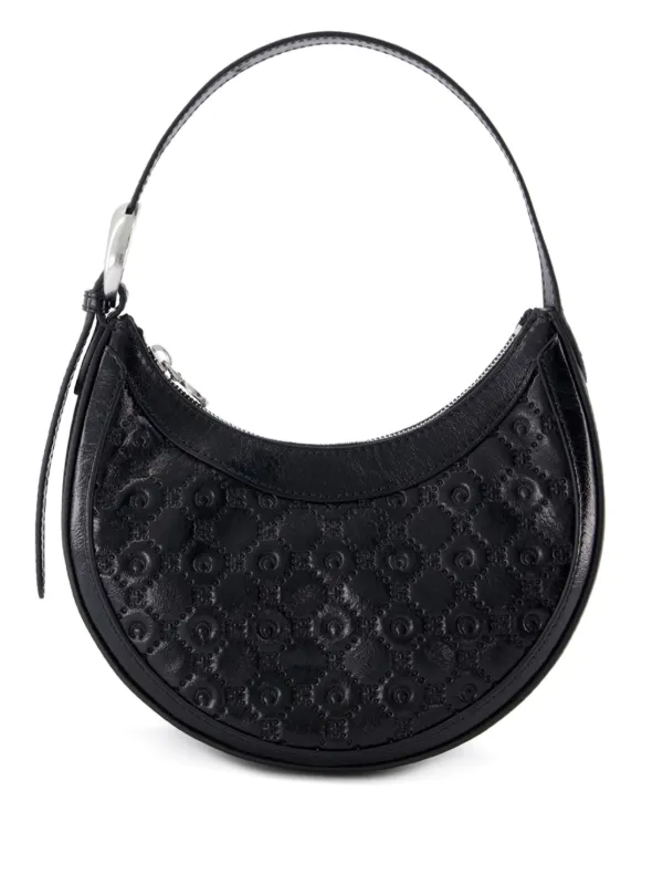 Marine Serre ★モノグラムEclipsミニ Marine Serre: Black Moon Canvas Eclips Mini Bag | SSENSE
