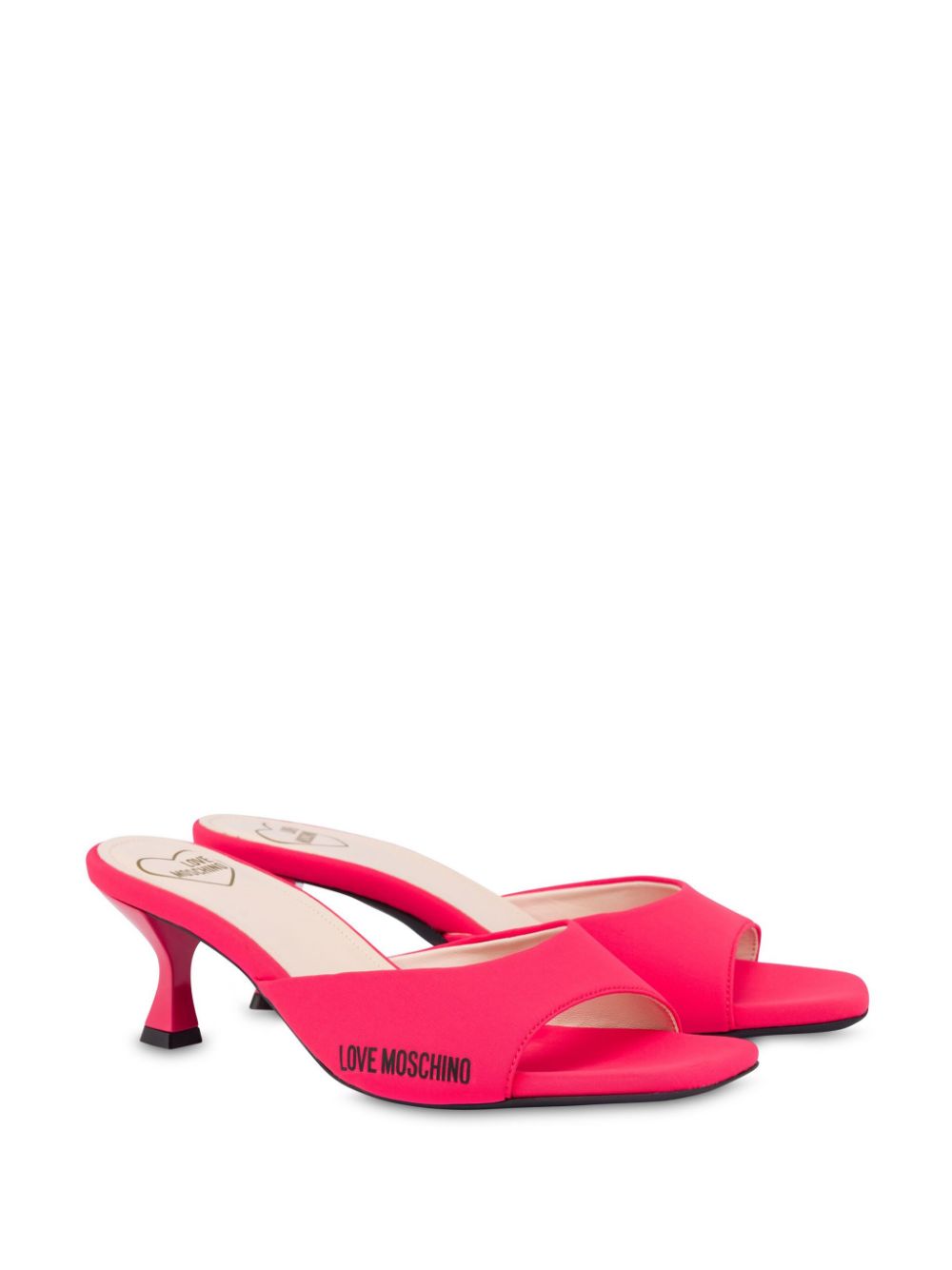 Love Moschino Leren muiltjes Roze