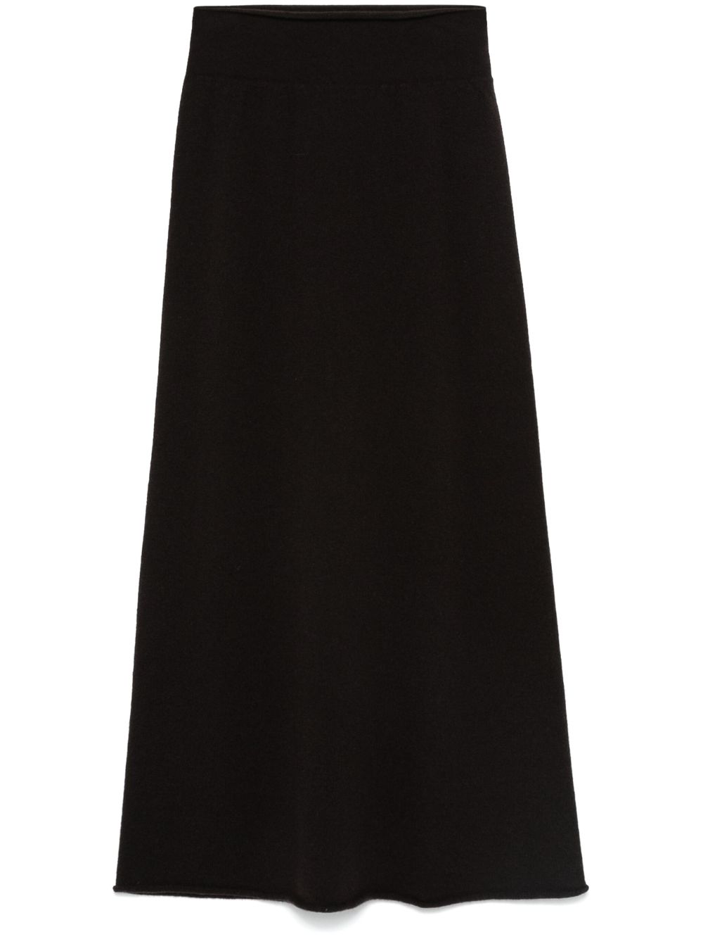 Vanisè cashmere maxi skirt - Brown