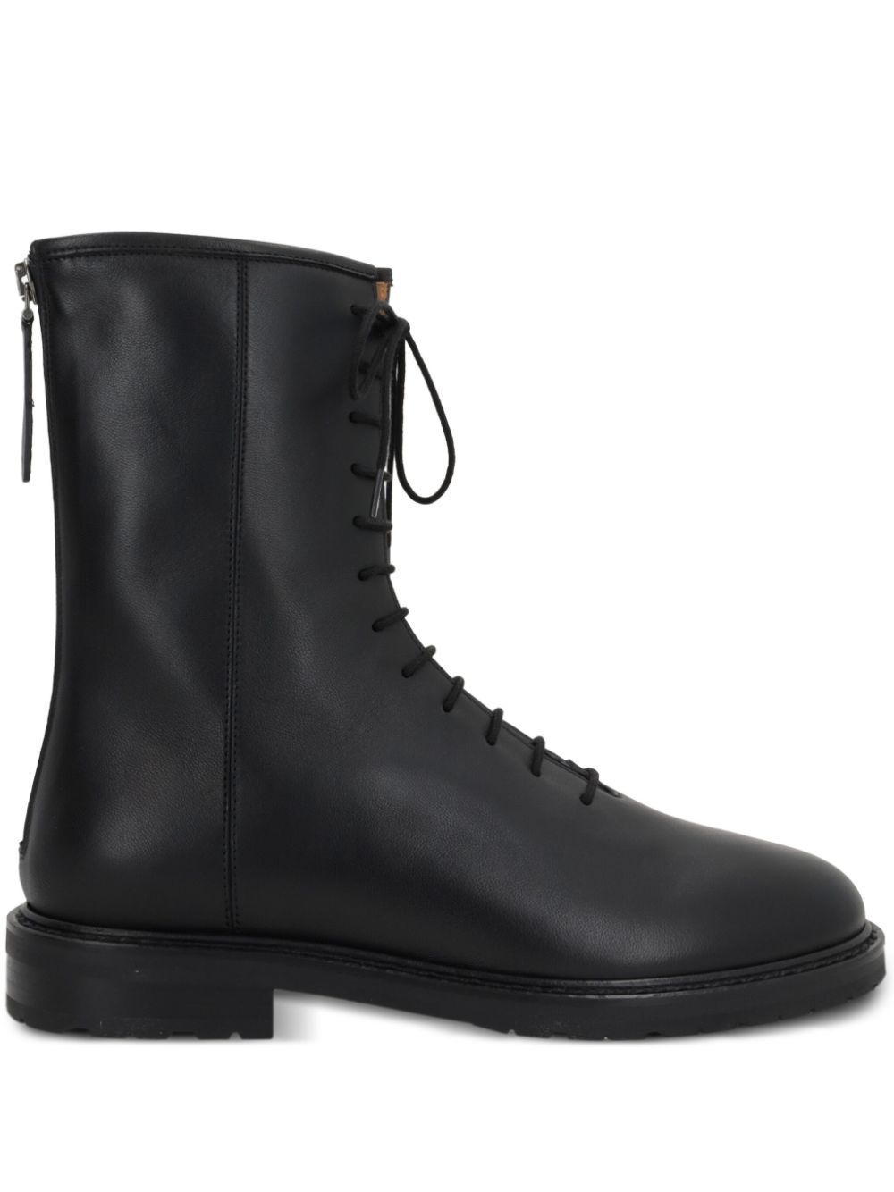 Legres Leather Ankle Boots In Black