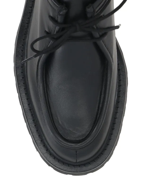 LEGRES Smooth Leather lace-up Shoes | Black | FARFETCH