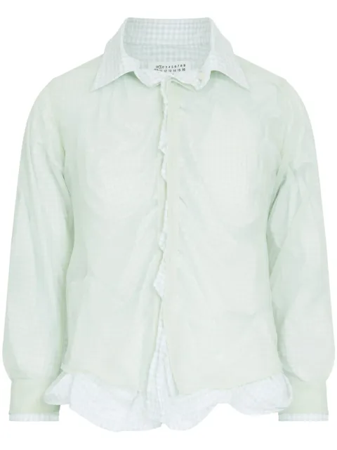 Maison Margiela double-layer cotton shirt