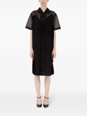 Maison Margiela★メゾンマルジェラ エンブロイダリー ドレス Maison Margiela エンブロイダリー ドレス | ブラック | FARFETCH JP