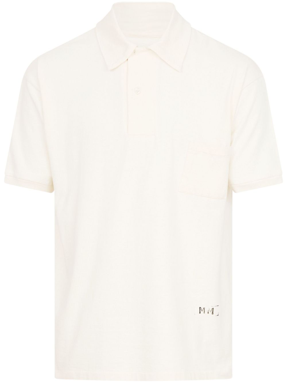 logo-print polo shirt