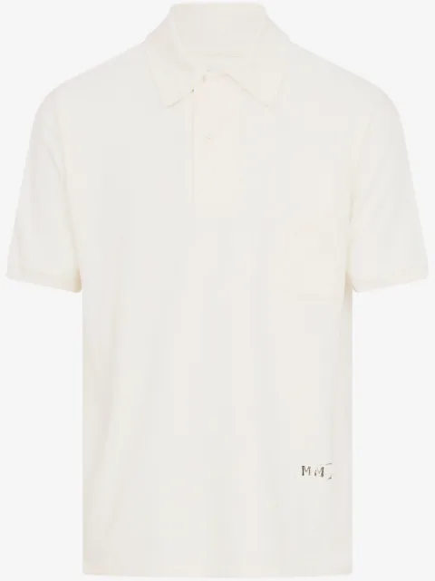 Maison Margiela logo-print polo shirt