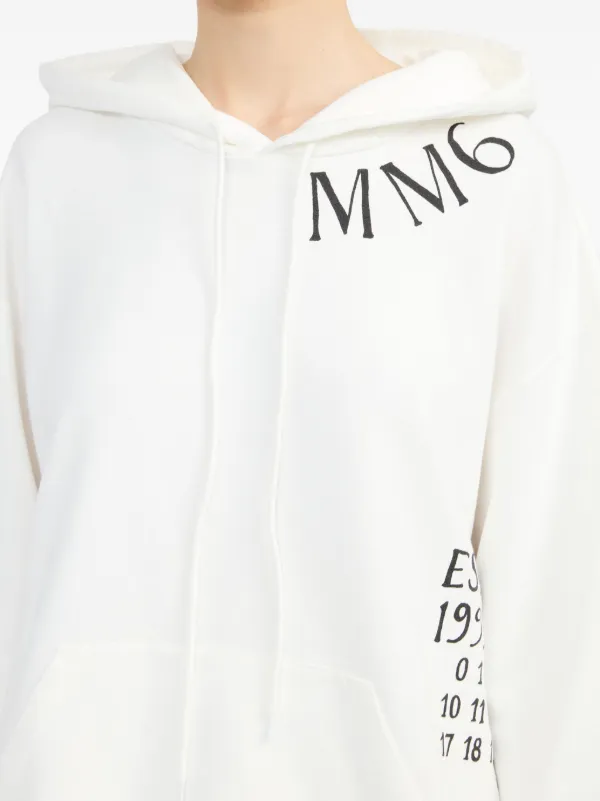 【MM6 MAISON MARGIELA】 LOGO PRINT DETAIL HOODIE (IVORY) 26431945_56413470_600.jpg
