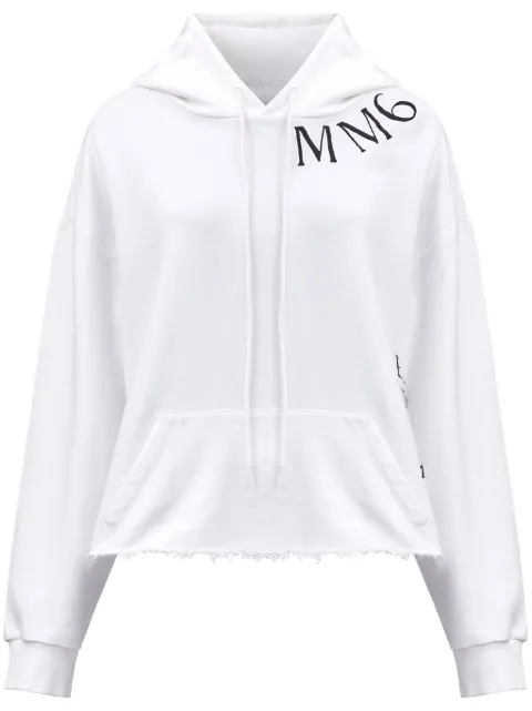 MM6 Maison Margiela logo-print hoodie