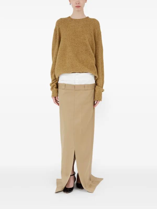 Maison Margiela フレアスカート 38サイズ カーキ MA3674EW001101_3_l.jpg