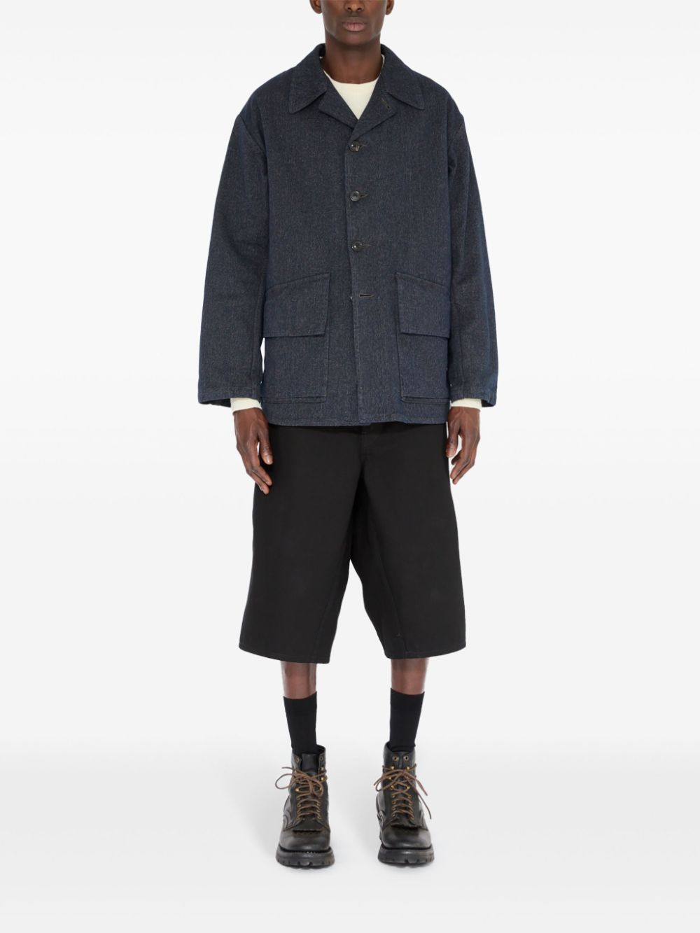 Maison Margiela cotton jacket - Blue