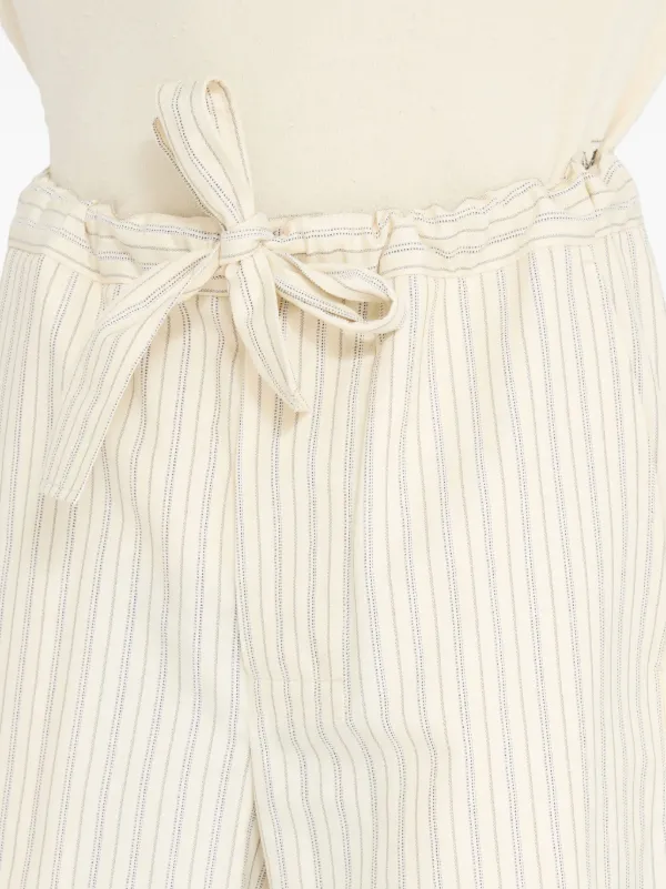 Maison Margiela メンズ　ストライプ ショートパンツ Maison Margiela ストライプ ショートパンツ | ニュートラル | FARFETCH JP