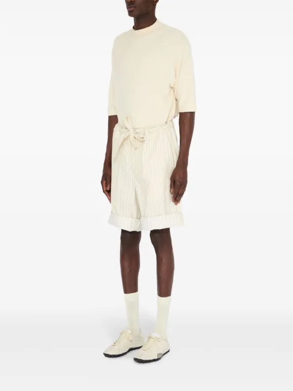 Maison Margiela ストライプ ショートパンツ | ニュートラル | FARFETCH JP