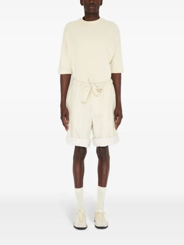 Maison Margiela ストライプ ショートパンツ | ニュートラル | FARFETCH JP