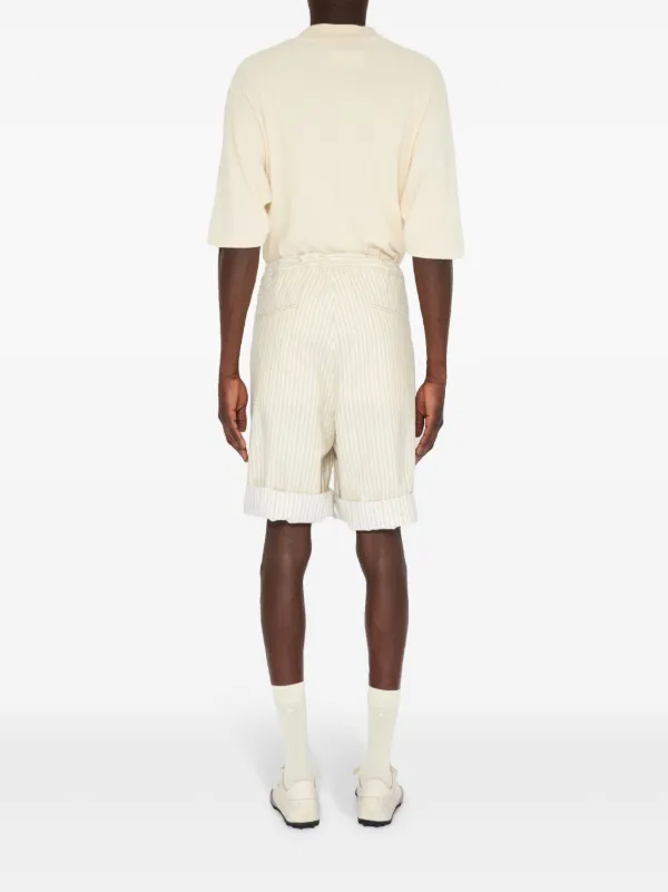 Maison Margiela ストライプ ショートパンツ | ニュートラル | FARFETCH JP