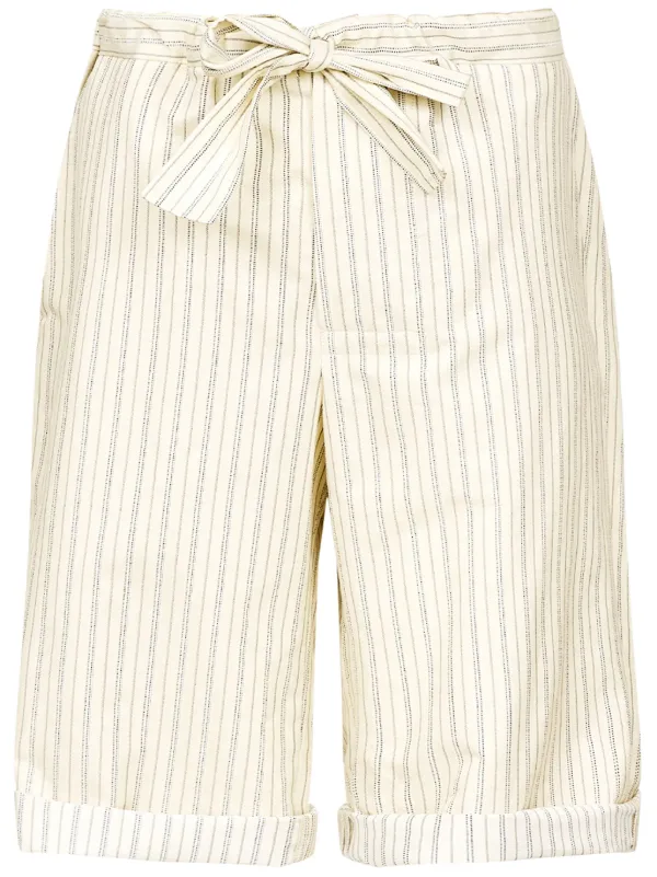 Maison Margiela ストライプ ショートパンツ | ニュートラル | FARFETCH JP