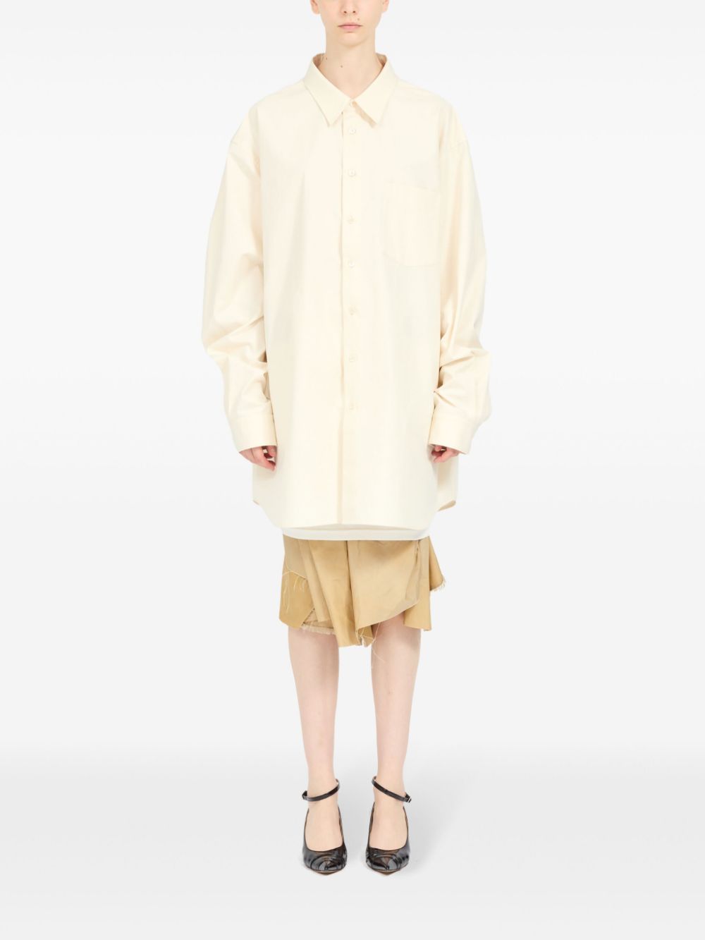 Maison Margiela Oversized blouse - Beige