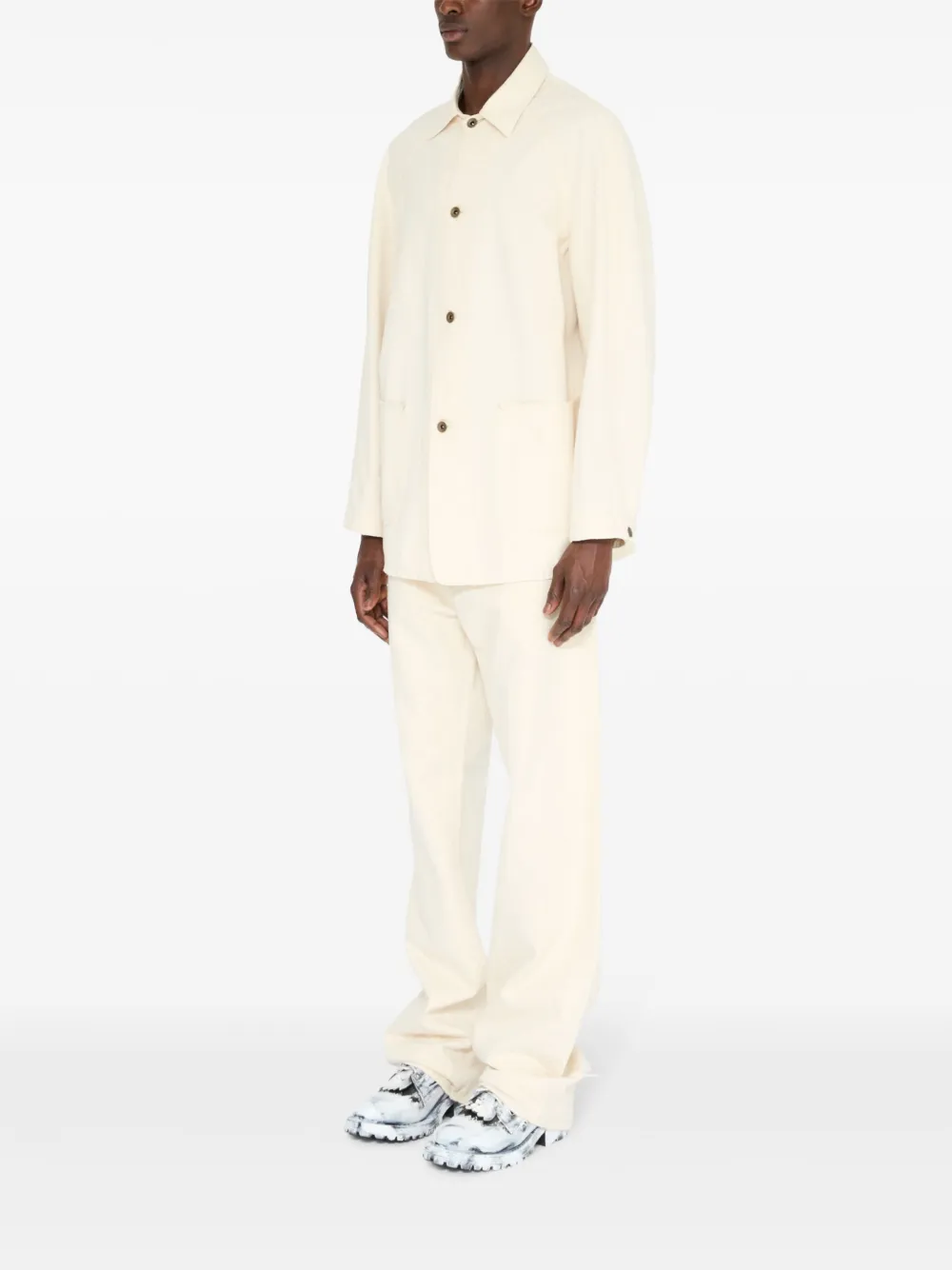 Maison Margiela Katoenen shirtjack Beige