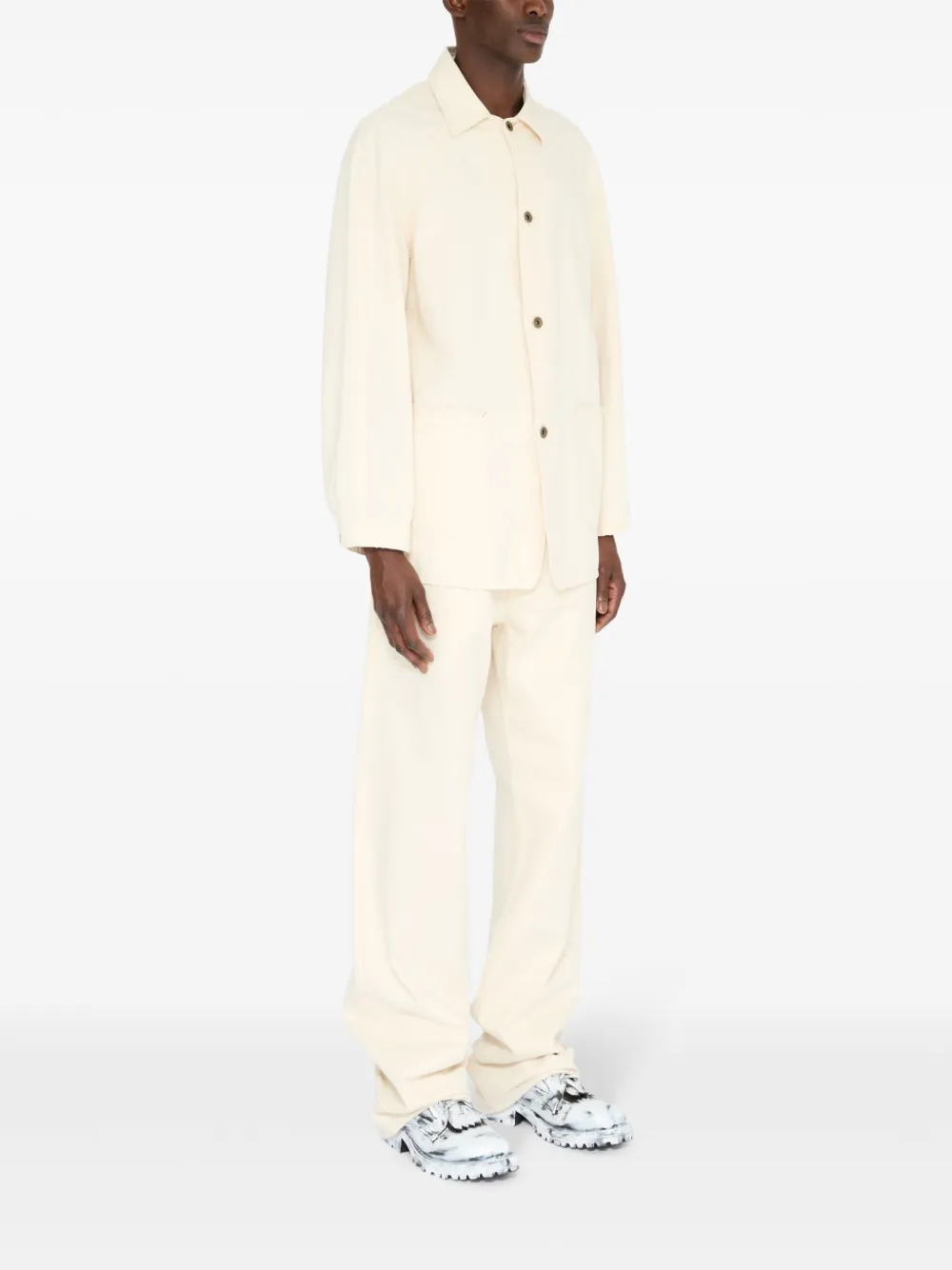 Maison Margiela Katoenen shirtjack Beige