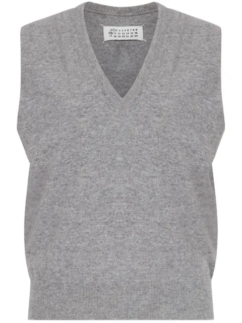 Maison Margiela V-neck virgin-wool vest