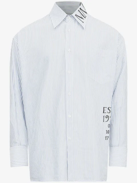 MM6 Maison Margiela logo-print shirt