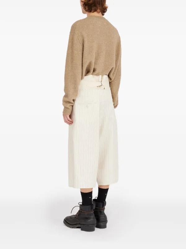 Maison Margiela Striped Shorts | Neutrals | FARFETCH