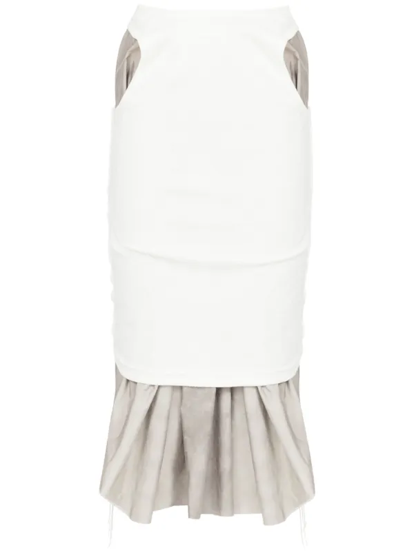 ☆VIP価格☆ Maison Margiela レイヤードスカート Maison Margiela レイヤード フレアスカート | ブラック