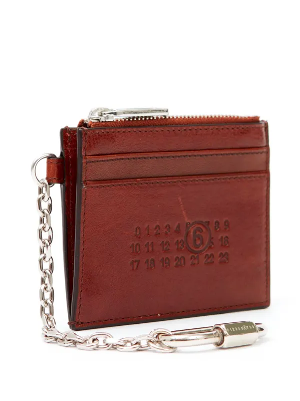 【関税&送料込】Mm6 Maison Margiela Utility Key Card Holder MM6 Maison Margiela Utility Key Cardholder | Red | FARFETCH