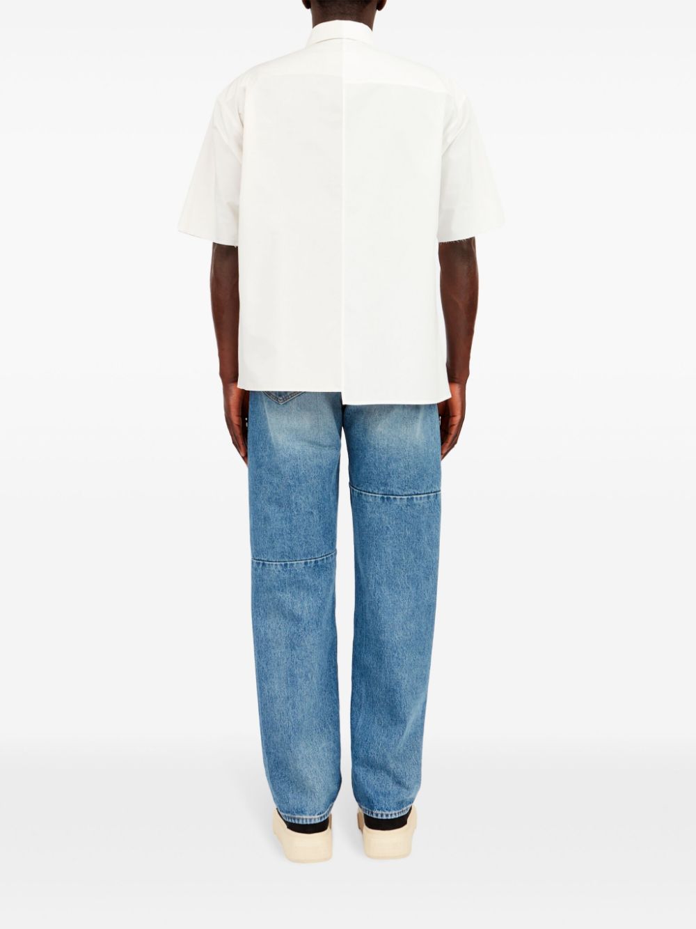 MM6 Maison Margiela asymmetric cotton shirt Men