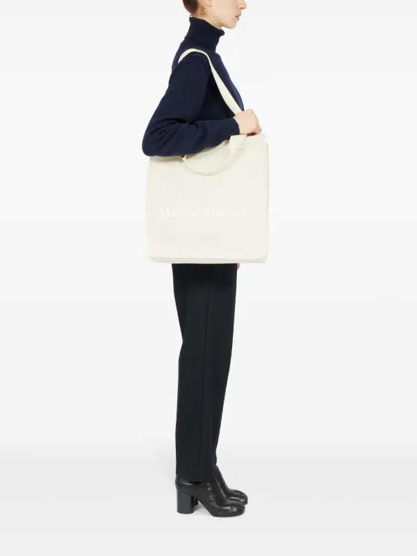メンズ マルジェラ Canvas Large Shoulder Bag