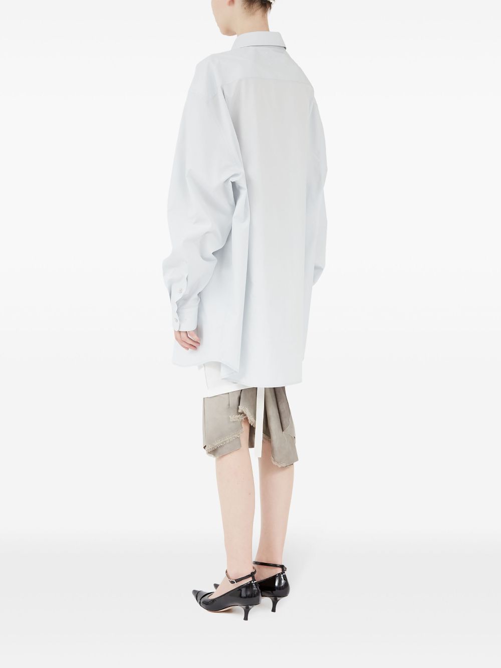 Maison Margiela long-length cotton shirt Women