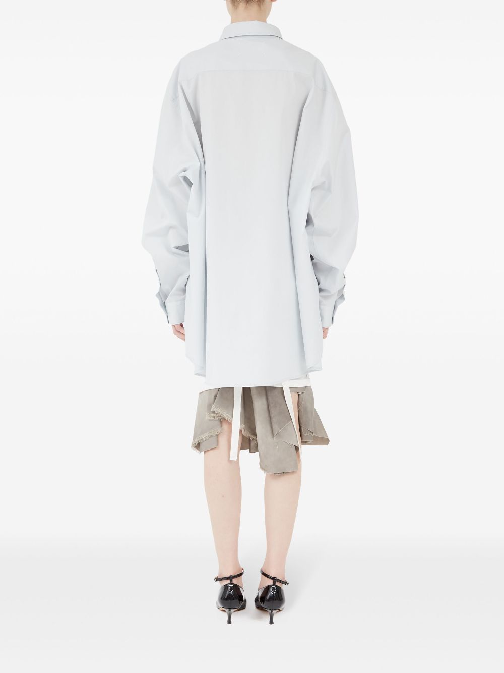 Maison Margiela long-length cotton shirt Women