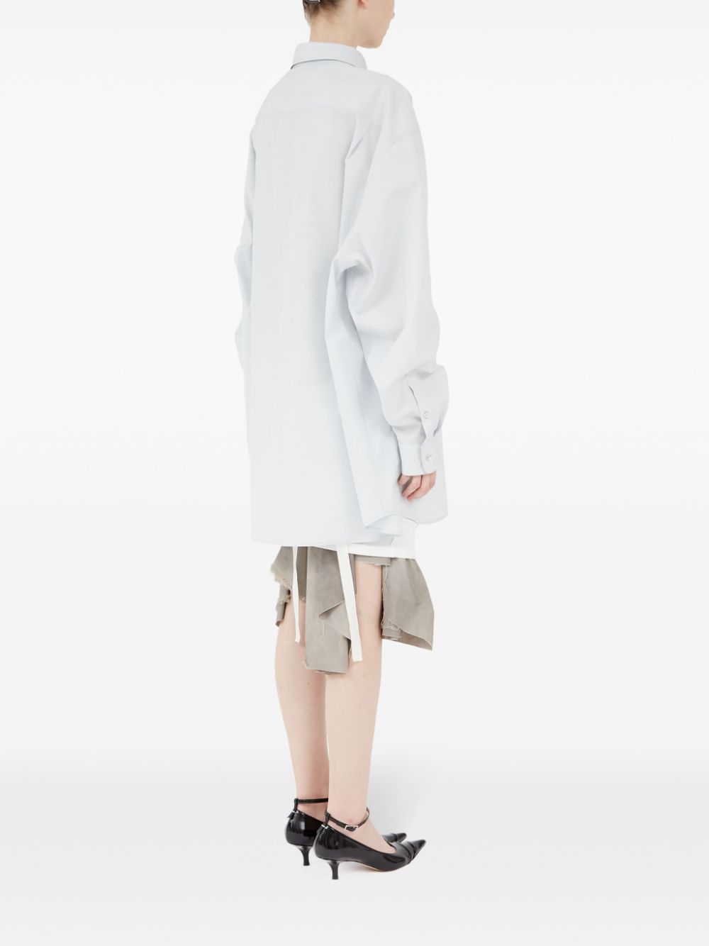 Maison Margiela long-length cotton shirt Women