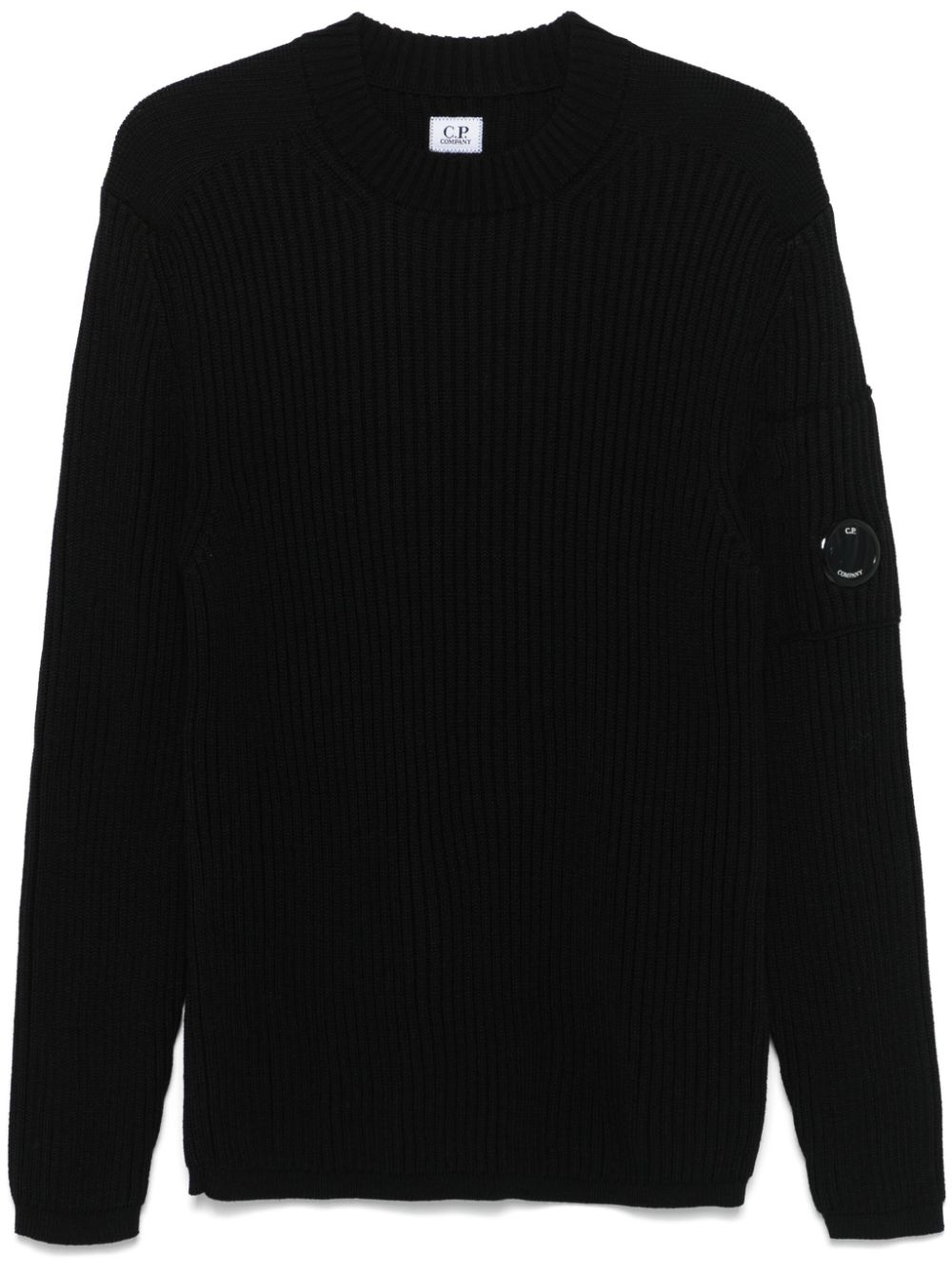 C.P. Company Lens-detail sweater - Black