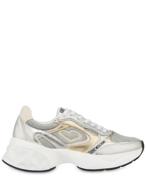 Love Moschino logo-print sneakers