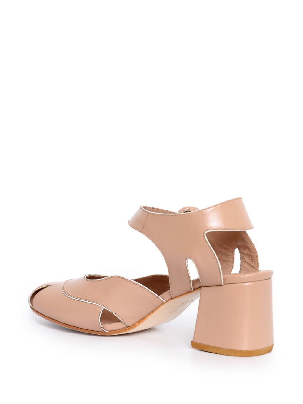 Shop Sarah Chofakian 45mm Bedroom Pumps In Pink