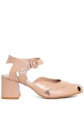 Sarah Chofakian 45mm Bedroom pumps - Pink