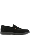 Santoni suede loafers - Black