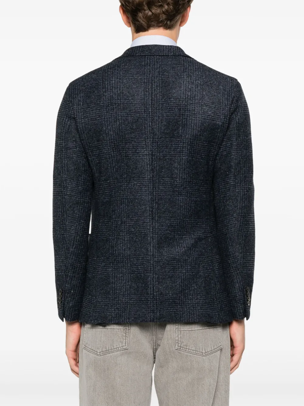 Boglioli Geruite blazer Blauw