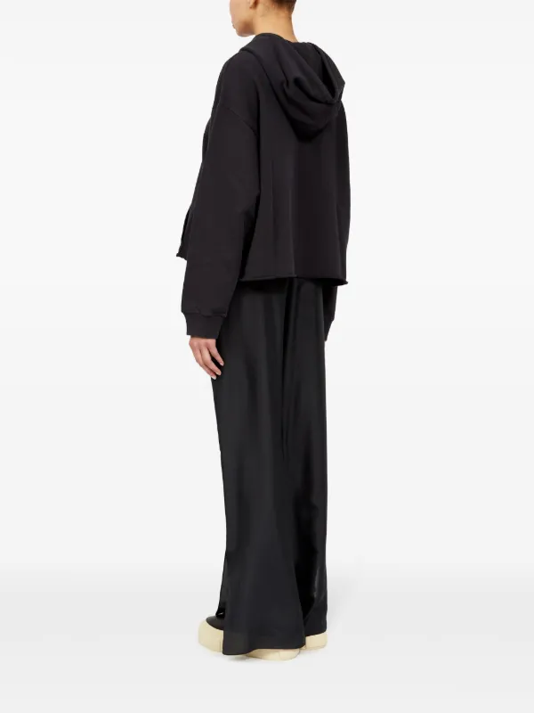 MM6 Maison Margiela ナンバーモチーフ パーカー | ブラック | FARFETCH JP