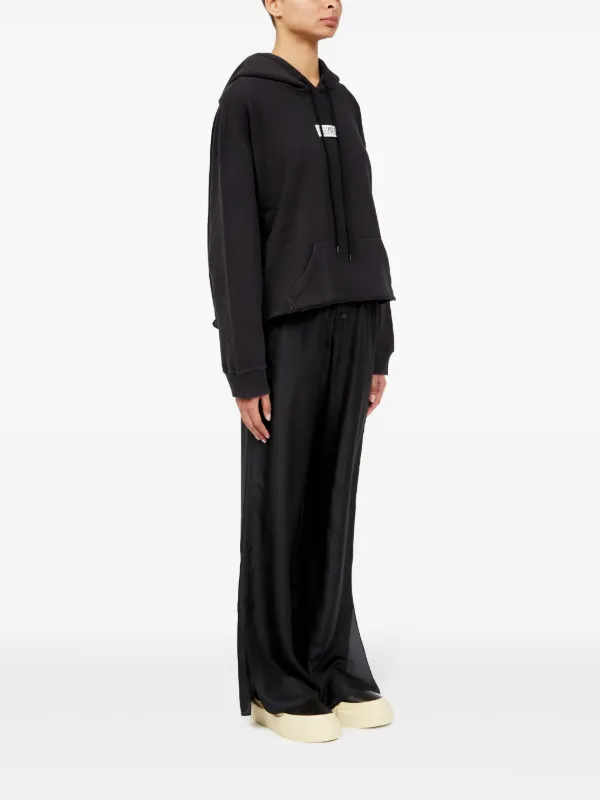 MM6 Maison Margiela ナンバーモチーフ パーカー | ブラック | FARFETCH JP
