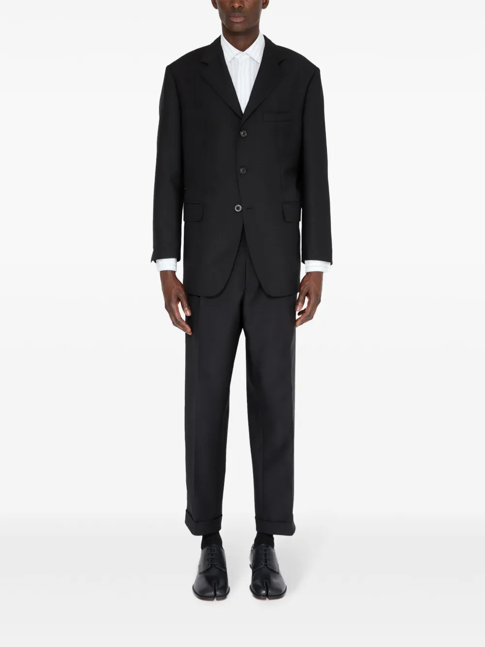 Maison Margiela Four-stitch blazer - Zwart