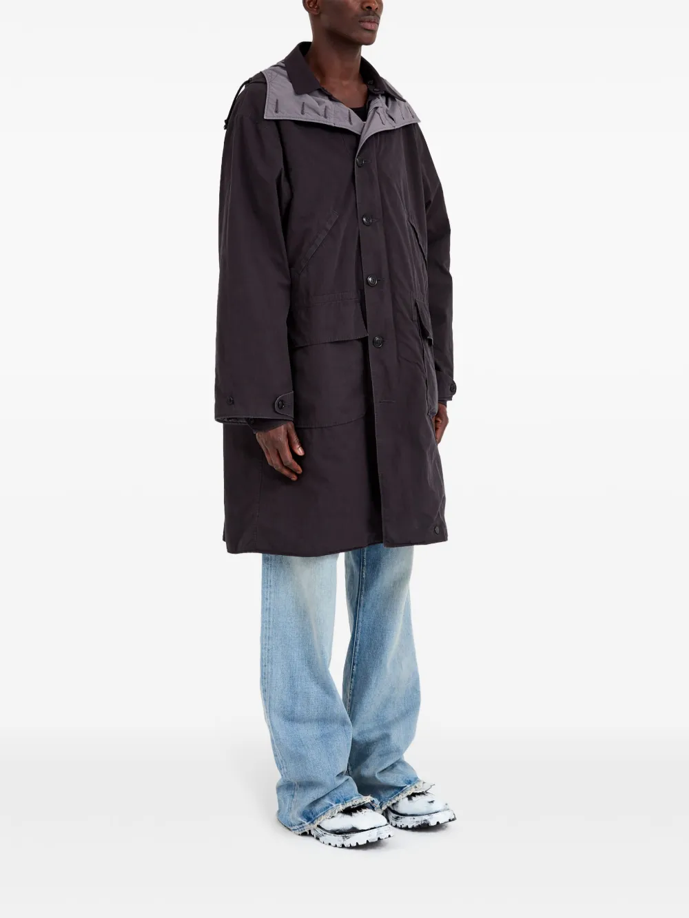 Maison Margiela Jas met capuchon Zwart