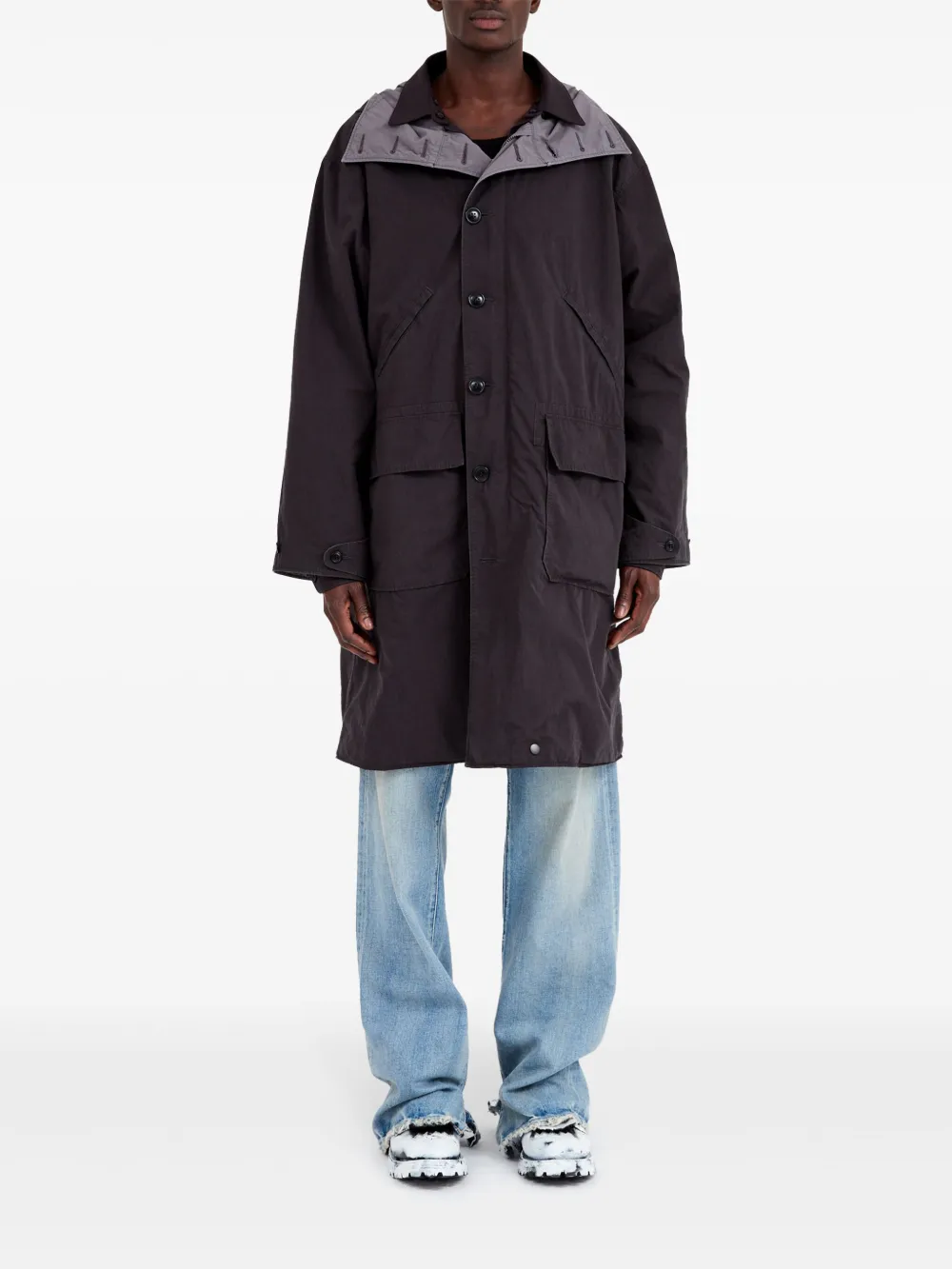 Maison Margiela Jas met capuchon Zwart