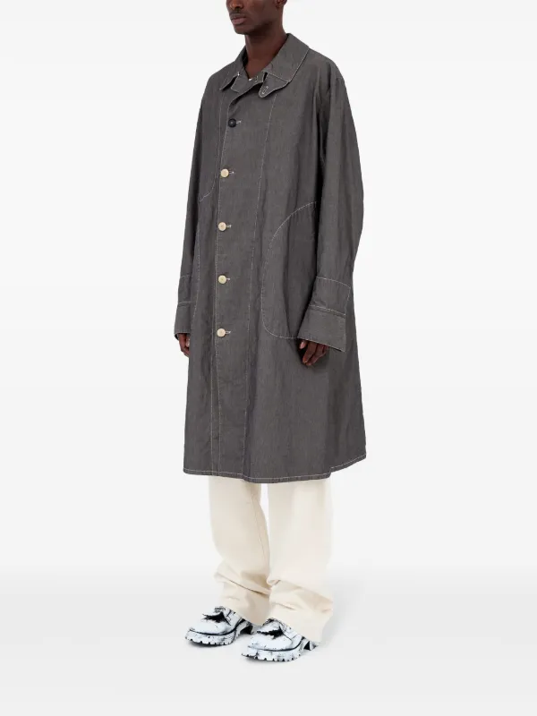 Maison Margiela Four Stitches コート | グレー | FARFETCH JP