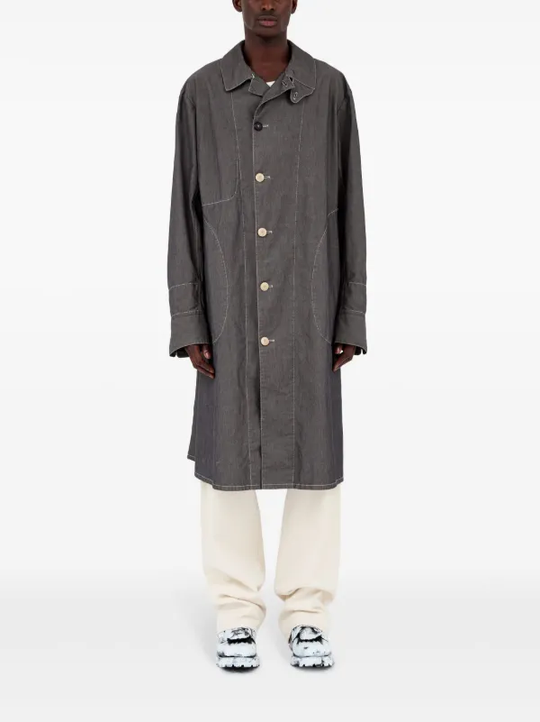 Maison Margiela Four Stitches コート | グレー | FARFETCH JP