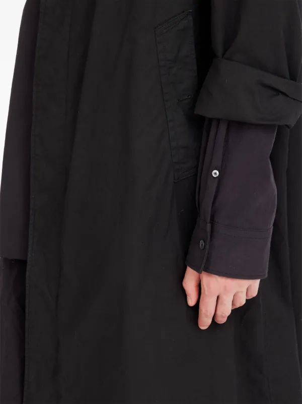 MAISON MARGIELA レイヤトミットレンクストレンチコト Maison Margiela メゾン・マルジェラ レイヤード トレンチコート